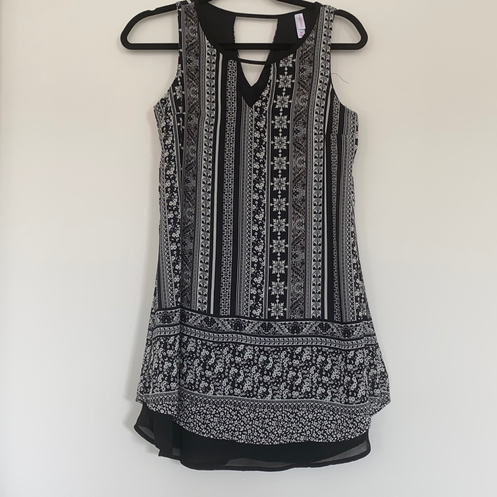 Print midi dress